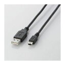 (܂Ƃ)GR USB2.0P[u(mini-B^Cv) U2C-M15BKy~5Zbgz