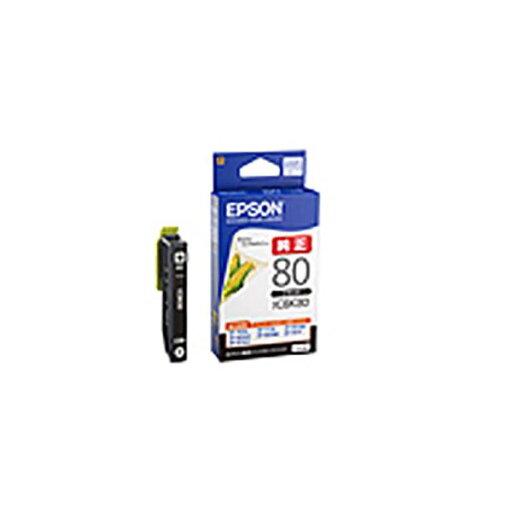 (業務用10セット) 【 純正品 】 EPSON エプソン インクカートリッジ/トナーカートリッジ 【ICBK 80 ブラック】 (業務用10セット) 【 純正品 】 EPSON エプソン インクカートリッジ/トナーカートリッジ 【ICBK 80 ブラック】