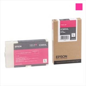 (業務用3セット) EPSON エプソン インクカートリッジ L 純正 【ICM54L】 マゼンタ 送料込！