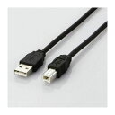 (まとめ)エレコム エコUSBケーブル(A-B・3m) USB2-ECO30【×5セット】