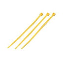 (まとめ)結束バンド ケーブルタイ(カラー) 【長さ100mm/100本入×10セット】 イエロー(黄) マーベル MCT-100YW