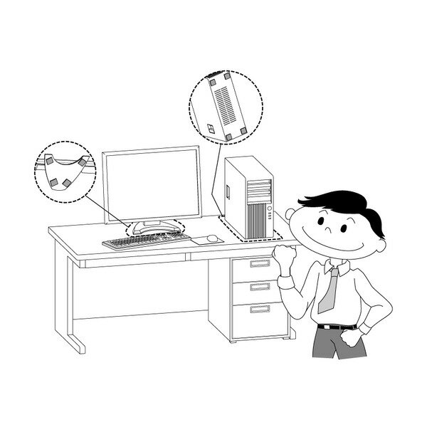 835-213ユニピタ　上り段差注意（OAフロア用）【代引き不可】