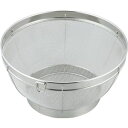 【40個セット】 ステンレス 深型 ざる/調理器具 【24cm】 リング付き 吊り下げ収納可 お手入れ簡単 SUIグート 〔キッチン 台所〕(3)