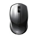 (まとめ)バッファロー 無線 BlueLED3ボタン スタンダードマウス ブラック BSMBW107BK 1個【×3セット】(2)