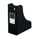 (まとめ) ナカバヤシ フィットカラーファイルスタンド A4 背幅119mm ブラック FB-FCE6E-BK 1個 【×5セット】