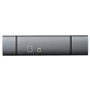 Digio2 USB2.0 アルミカードリーダー CRW-DCSD75GY グレー(2)