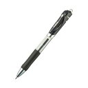 (まとめ)TANOSEE ノック式ゲルインクボールペン 0.5mm 黒 1セット(10本)【×20セット】(3)