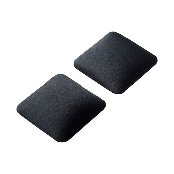 (まとめ) サンワサプライ 薄型リストレスト Sサイズ ブラック TOK-ERG6BK-S 1パック(2個) 【×5セット】