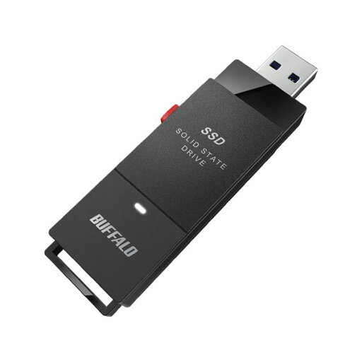 バッファロー USB3.2(Gen1) ポータブルSSD 500GB スティック型 SSD-PUT500U3-BKC バッファロー USB3.2(Gen1) ポータブルSSD 500GB スティック型 SSD-PUT500U3-BKC