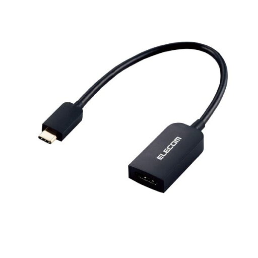 エレコム 変換アダプタ TypeC-HDMI 15cm AD-CHDMIBK2 エレコム 変換アダプタ TypeC-HDMI 15cm AD-CHDMIBK2