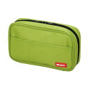 (まとめ) リヒトラブ ペンケース(ブックタイプ)黄緑 A-7551-6 1個 【×10セット】