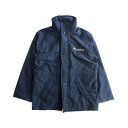 スペイン「CORREOS」(コレオス)前立て三重式ナイロン防水ジャケット未使用デットストック ネイビー 《XS(日本サイズM相当)サイズ》 送料込!