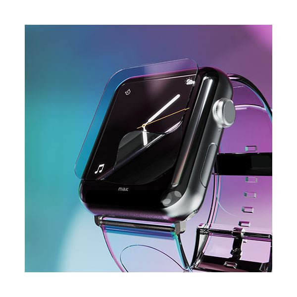 miak セルフヒーリング 液晶保護フィルム for Apple Watch Series 7 45 (2枚入り) MA22173AW
