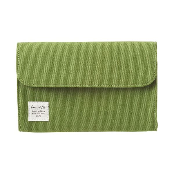 リヒトラブ SMART FIT DAYS アコーディオンポーチ (S) グリーン A-7701-7 1個 ショルダーベルト別売