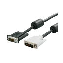 (まとめ) バッファロー ディスプレイケーブル (DVI-I29pin)オス-(ミニD-Sub15pin)オス 3.0m BSDCDA30 1本 【×5セット】(2)