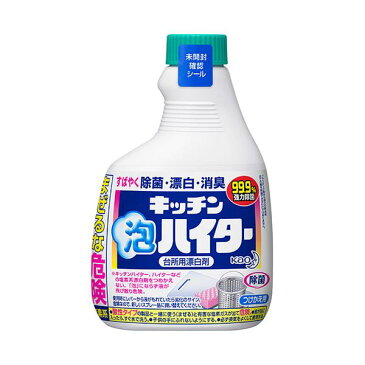 （まとめ）花王 キッチン泡ハイター つけかえ用400ml 1セット（12本）【×2セット】 送料込！