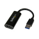 ■商品内容【ご注意事項】・この商品は下記内容×3セットでお届けします。●USB 3.0ポートをHDMI出力ポートに変換するUSB3.0-HDMIスリムアダプタ。小型軽量で場所を取らず、ノートPCバッグに軽く納まる携帯に便利なアダプタです。●1920×1200/1080pのビデオ出力に対応しています。ビデオケーブルと馴染みの良いスリムデザインで機器回りをすっきりと保ちます。●外付けグラフィックカードとして機能し、マルチモニタ機能をUSB 3.0対応のデスクトップ/ノートPCに追加します。●高帯域幅(5 Gbps)SuperSpeed USB3.0インターフェースにより、HDMIディスプレイ/プロジェクターにHDコンテンツをスムーズに表示します。デスクトップのメイン画面を外付けモニタにミラーリングしたり、同じ画面を複数のディスプレイに表示したり、デスクトップを拡張して作業スペースを倍増し作業効率をアップさせることができます。※輸入製品につき、外装に軽度のダメージがある場合がございます。製品自体の使用については、問題ございません。予めご了承のほどお願いいたします。■商品スペック色：ブラックコネクタ形状：USB Type-A (9ピン)USB 3.0 オスInput、HDMI(19ピン) メス Outputケーブル長さ：62mmその他仕様：●最大解像度:1920×1200/1080p●対応OS:Windows 10/8/8.1/7●電源:USB電源●寸法:W25×D190×H12mm●重量:23.5g●付属品:ドライバCD、取扱説明書●保証期間:2年備考：※最新のOS対応状況はメーカーHPでご確認ください。■送料・配送についての注意事項●本商品の出荷目安は【1 - 5営業日　※土日・祝除く】となります。●お取り寄せ商品のため、稀にご注文入れ違い等により欠品・遅延となる場合がございます。●本商品は仕入元より配送となるため、沖縄・離島への配送はできません。【 USB32HDES 】