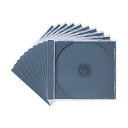 (まとめ) サンワサプライ Blu-ray・DVD・CDケース ブラック FCD-PN10BKN 1パック(10枚) 【×5セット】(2)