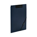 (まとめ) LIHIT LAB SMART FIT クリップファイル A4判 タテ型 ネイビー 【×5セット】