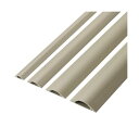 (まとめ) エレコム 床用モール 幅45mm×長さ1m ベージュ LD-GA1307 1本 【×30セット】