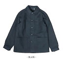 フランス軍 モールスキンジャケット レプリカ ブラック 1(Mサイズ) 送料無料!