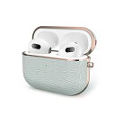 GAZE 本革ケースfor AirPods (第3世代) ペールグレー GZ22195AP3GR