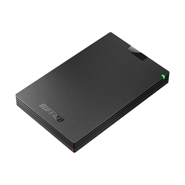 バッファロー MiniStationUSB3.1(Gen.1)対応 ポータブルHDD 1TB ブラック HD-PCG1.0U3-BBA 1台