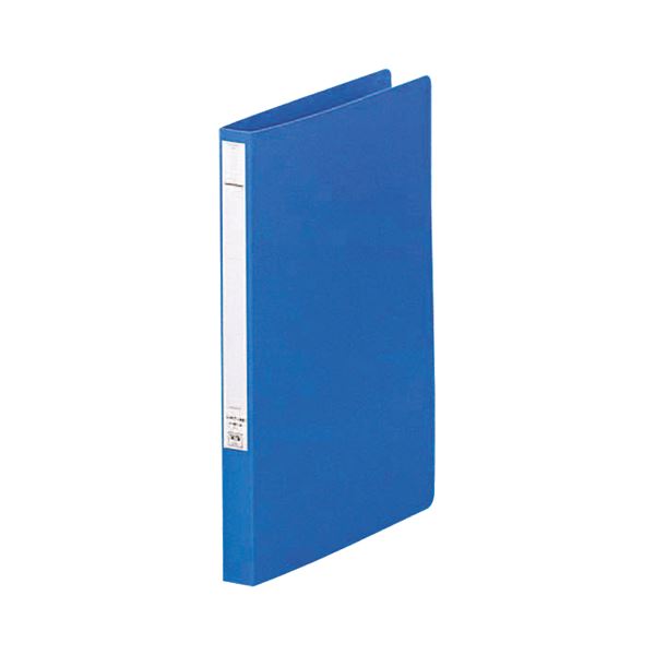 (まとめ) リヒトラブ パンチレスファイル(HEAVY DUTY) A4タテ 160枚収容 背幅25mm 藍 F-367-9 1冊 【×3..