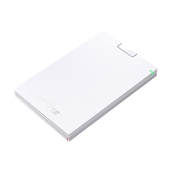 バッファロー MiniStationUSB3.1(Gen.1)対応 ポータブルHDD 500GB ホワイト HD-PCG500U3-WA 1台