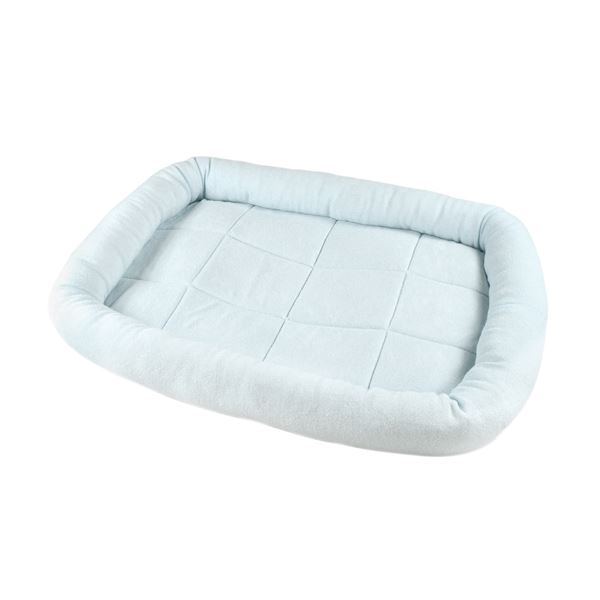 （まとめ） タオルマット M ブルー 【×3セット】 （ペット用品）