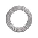 (まとめ) TRUSCO ステンレスワイヤーロープ Φ1.5mm×20m CWS-15S20 1巻 【×5セット】(3)