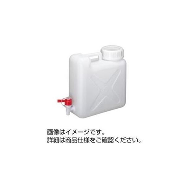 ポリ活栓付平角缶(広口タイプ) 10L PH-10K