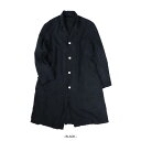 フランス軍タイプ麻綿混ワークコート ブラック 2(メンズM) 送料無料!