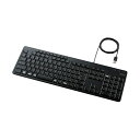 エレコム 有線静音フルキーボードブラック TK-FCM114SKBK 1台(2)