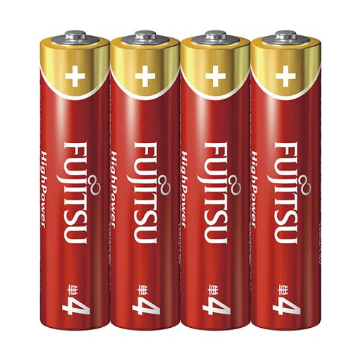 FDK 富士通 アルカリ乾電池ハイパワータイプ 単4形 LR03FH(4S) 1セット(40本:4本×10パック) FDK 富士通 アルカリ乾電池ハイパワータイプ 単4形 LR03FH(4S) 1セット(40本:4本×10パック)