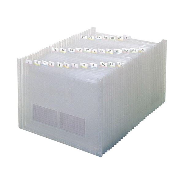 テージー ドキュメントファイル(のび～る2) A4 32ポケット クリア FD-244-17 1セット(6冊)