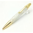 日本製 スワロフスキー ボールペン/文房具 【ホワイト】 パーカータイプ 芯:0.7mm 文具 オフィス用品 『Acrylic』