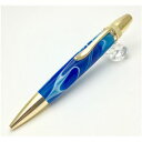 日本製 スワロフスキー ボールペン/文房具 【ブルー】 パーカータイプ 芯:0.7mm 文具 オフィス用品 『Acrylic』