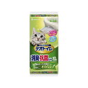 (まとめ)1週間消臭・抗菌デオトイレ 消臭・抗菌シート 10枚【×12セット】【ペット用品・猫用】(4)