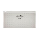 (まとめ)リヒトラブ AQUA DROPsクリヤーケース PEN(通帳)乳白 F-5301-1 1枚【×50セット】