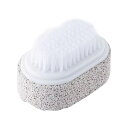 (まとめ)貝印 エスティフル ブラシ付軽石 000HB0307 1個 【×50セット】