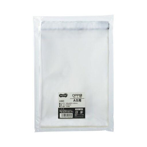 (まとめ) TANOSEE OPP袋 フタ・テープ付 A5用 160×220+40mm 1パック(100枚) 【×30セット】 (まとめ) TANOSEE OPP袋 フタ・テープ付 A5用 160×220+40mm 1パック(100枚) 【×30セット】