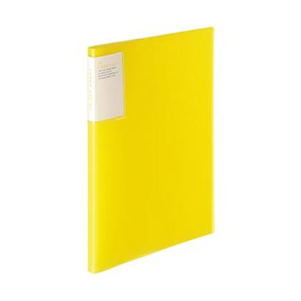 （まとめ）コクヨ クリヤーブック（キャリーオール）固定式・背ポケット A4タテ 20ポケット 背幅13mm ..