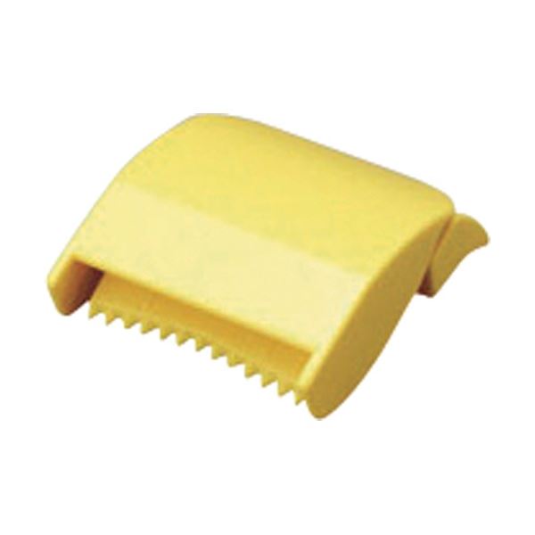 (まとめ) 積水化学工業 クラフトテープ 専用カッター 50mm幅 イエロー KTC01 1個 【×10セット】