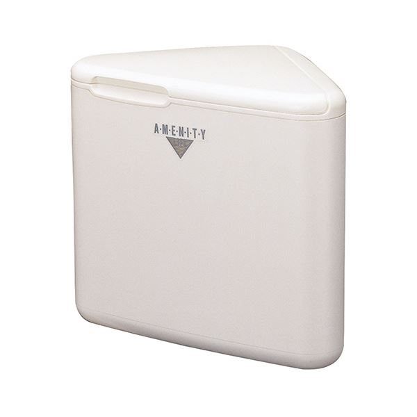 （まとめ）山崎産業 L・トイレコーナー AL三角型ホワイト TE-12Z-PC 1個【×5セット】