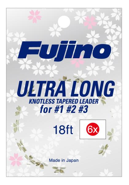 【Fujino】ウルトラロングリーダー 18ft 6X F-11 　送料込み！