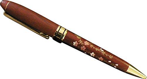 加賀蒔絵　木製漆芸ボールペン　LT35−2s　tirashi　桜ちらし