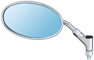 クラシカル3ミラー／シルバー（ブルー）サユウ10MM 　送料込み！
