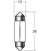 M＆Hマツシマ　1P6801 6V5W T10X36 S8.5/8.5 　送料込み！