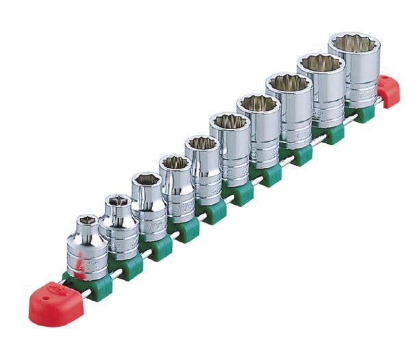 KTC TB410XE (12.7SQ) ソケットセット (ミリ) 【1/2′′SQソケットセット】 000011020002 　送料込み！